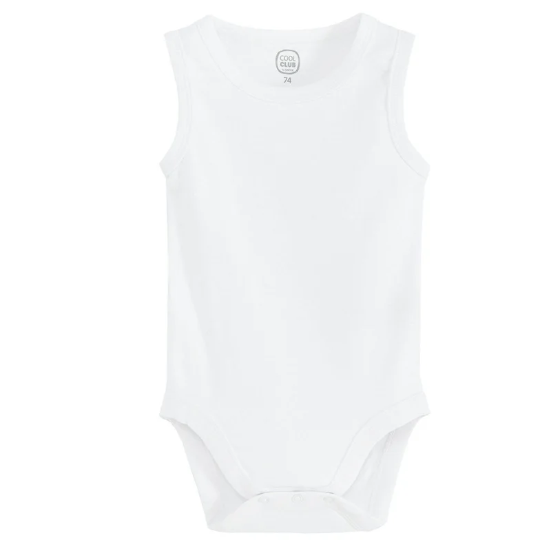 Cool Club by SMYK WHITE COTTON BODY N/S 3-PACK